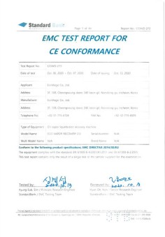 CE certification report